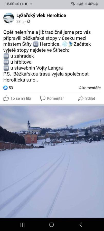 Chata Štíty Exterior foto
